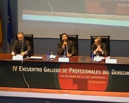 Clausura - IV Encontro galego de profesionais do dereito concursal
